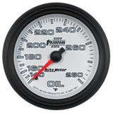 AutoMeter Gauge Oil Temp 2-5/8in. 140-280 Deg. F Mechanical Phantom II