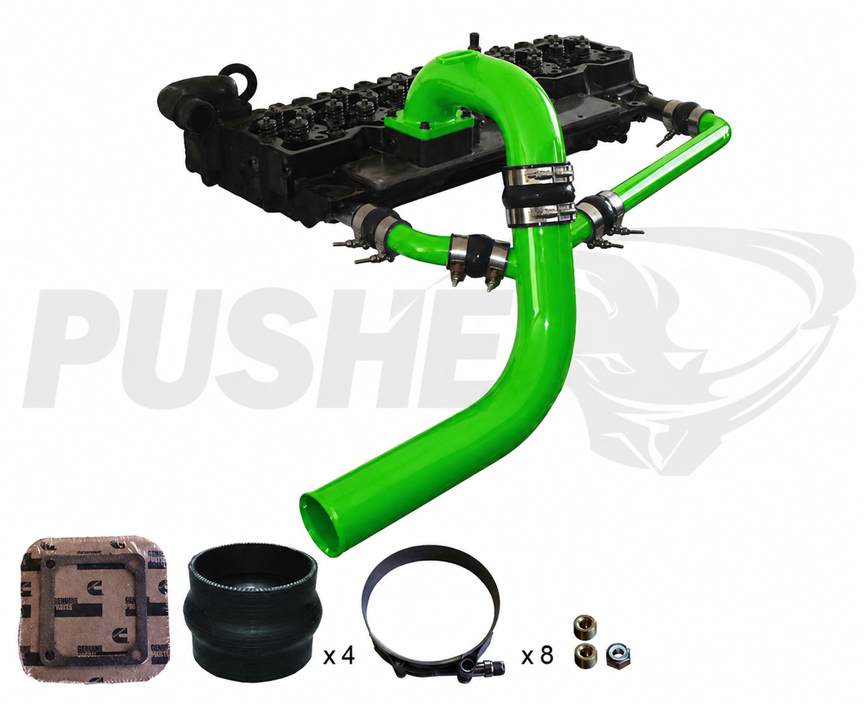 Pusher 3" Intake Manifold and 3" Cross-Air Package for 2003-2007 Dodge Cummins