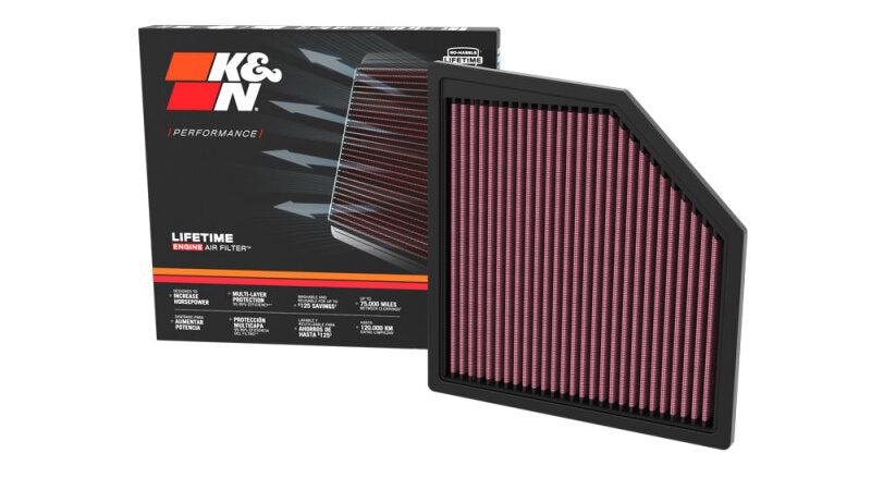 K&N 22-25 BMW X1 High-Flow Engine Air Filter