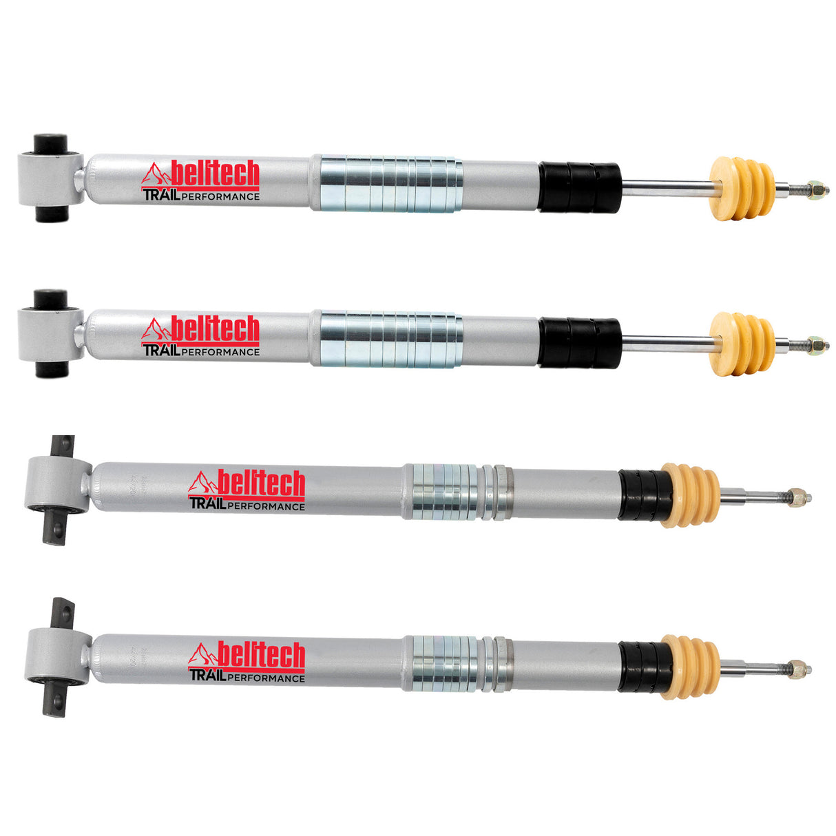 Belltech 21-25 Ford Bronco Trail Performance Shock Set - 4-7.5in Front 3-6.5in Rear.