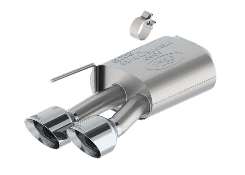 Ford Racing 2024 Mustang 5.0L Sport Non-Active Cat-Back Exhaust w/Valance - Chrome Tip