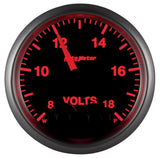 Autometer Elite 52.4mm Peak & Warn w/ Electronic Control 8-18 Volt Voltmeter