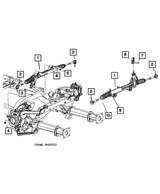 Hex Flange Lock Nut - Mopar (6102252AA)