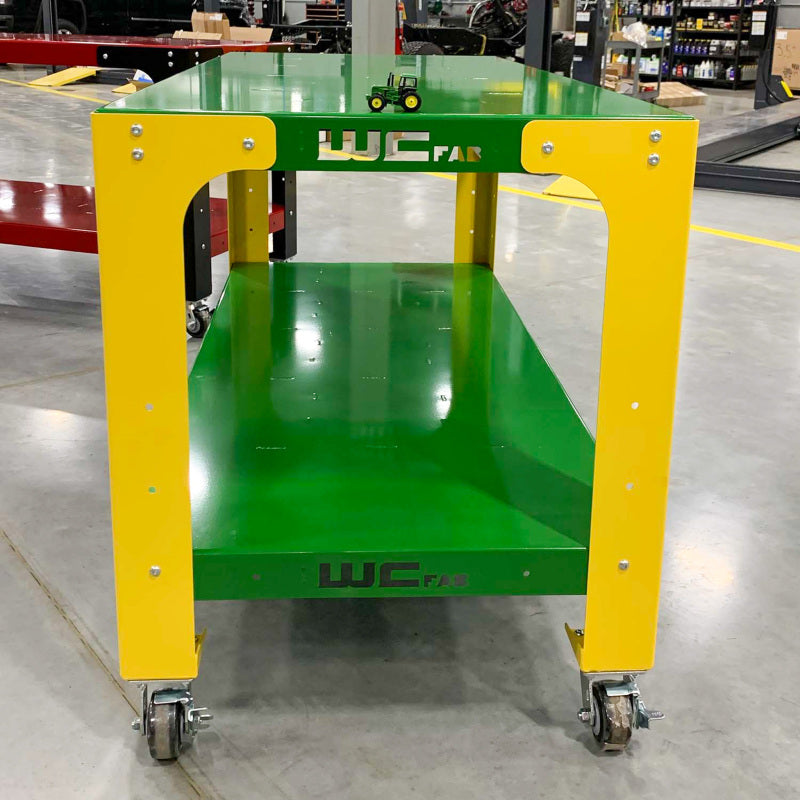 Wehrli Modular Steel Work Bench Leg Kit, 34in. Tall x .120in. Thick, Blueberry Frost