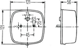 Hella 2578 Stop / Turn / Tail / License Plate Lamp