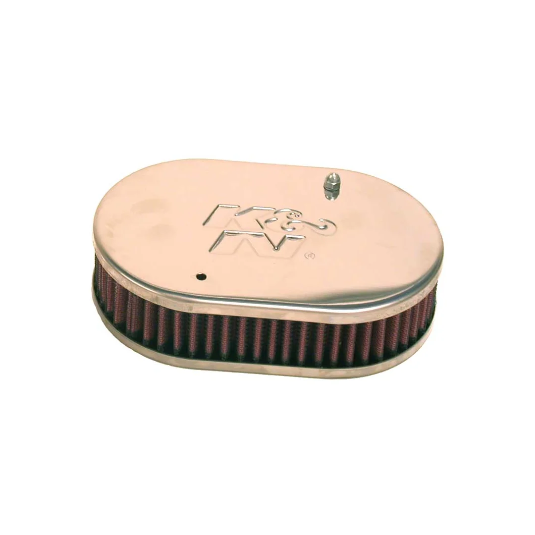K&N Bolt-On Oval Unit 2in Flg 2in H