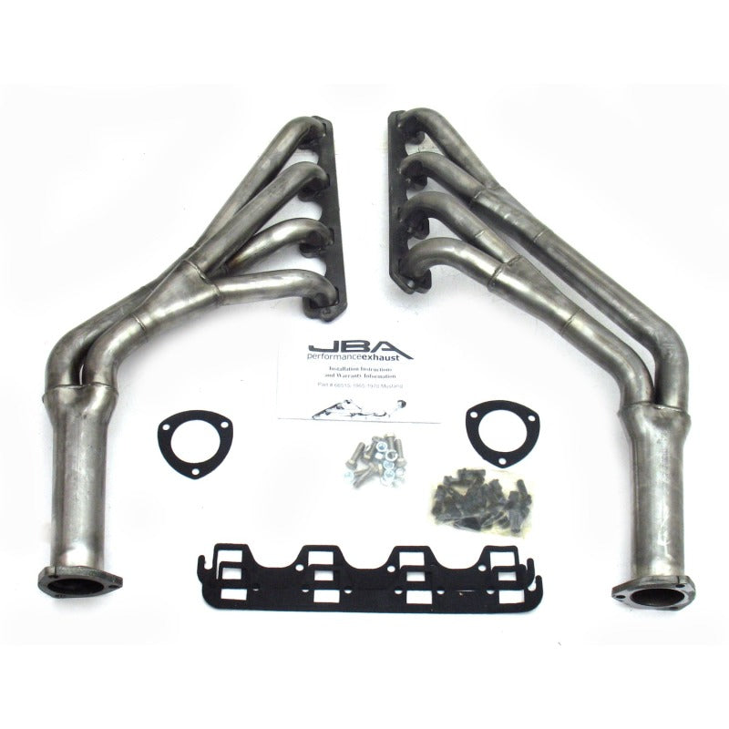 JBA 65-70 Ford Mustang 260-302 SBF 1-1/2in-1-3/4in Primary Raw 409 Tri Y Header