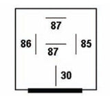 Hella RELAY MINI ISO 5P 12V SPST D87 DIO BKT