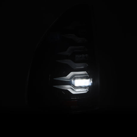 AlphaRex 14-21 Lexus GX470 Luxx-Series LED Tail Lights - Alpha-Black
