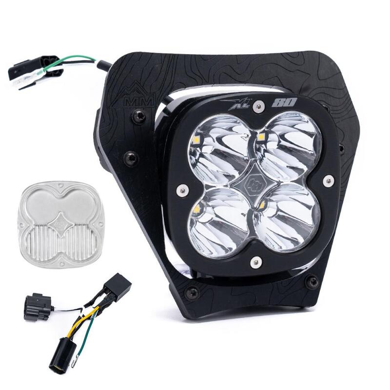 Baja Designs 2024 KTM 350 EXC-F/ 350 XW-F/ 450 XCF-W XL80 (D/C) Headlight Kit w/ Hi-Low Harness