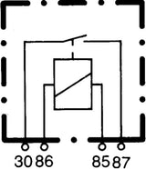 Hella Relay Mini Iso 4 Pole 12V Spst