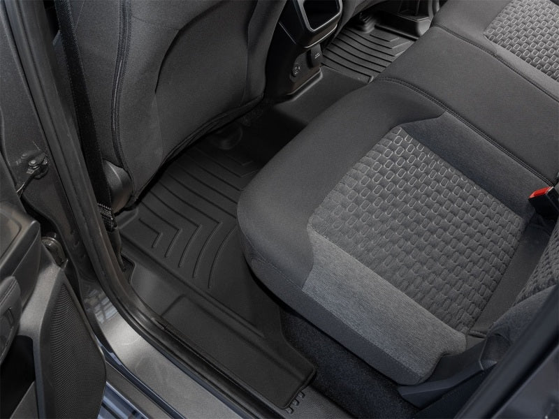 WeatherTech 2024 Ford Ranger (Incl. Raptor) w/Carpet Flooring Rear FloorLiner HP - Black