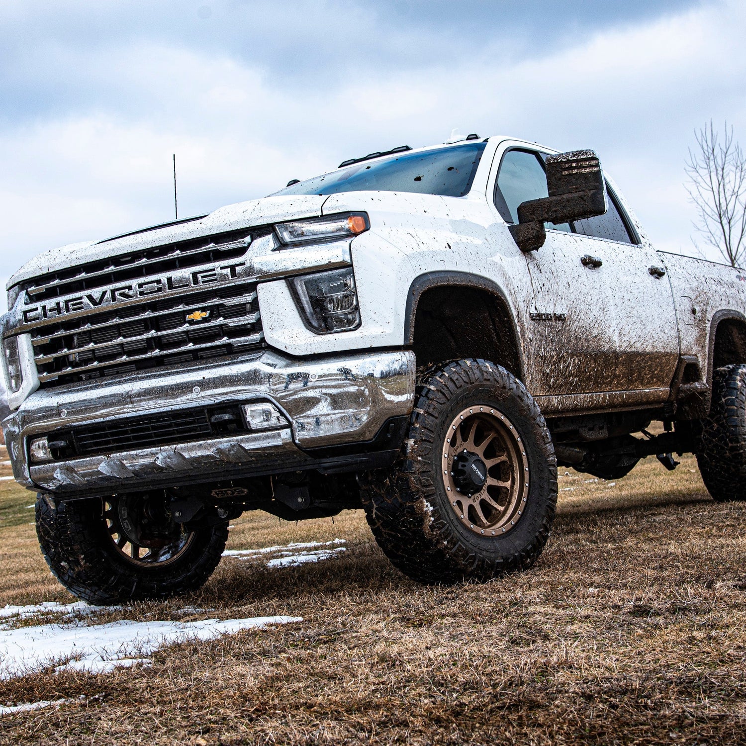 6.5-Inch Lift Kit for 2020-2026 Chevy Silverado + GMC Sierra 2500HD/3500HD 4WD - 5 Inch Block Kit With Overload