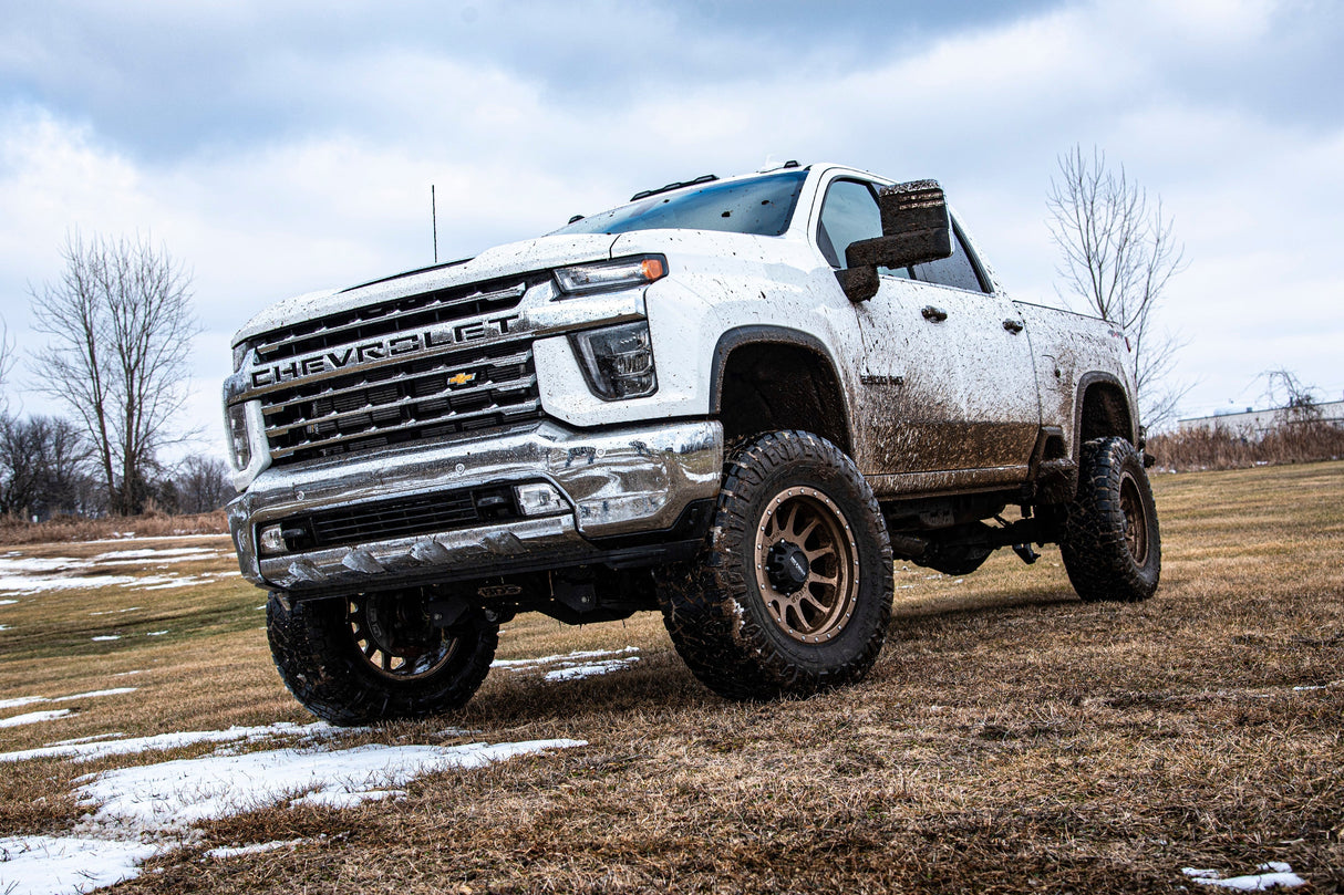 6.5-Inch Lift Kit for 2020-2026 Chevy Silverado + GMC Sierra 2500HD/3500HD 4WD - 5 Inch Block Kit Without Overload