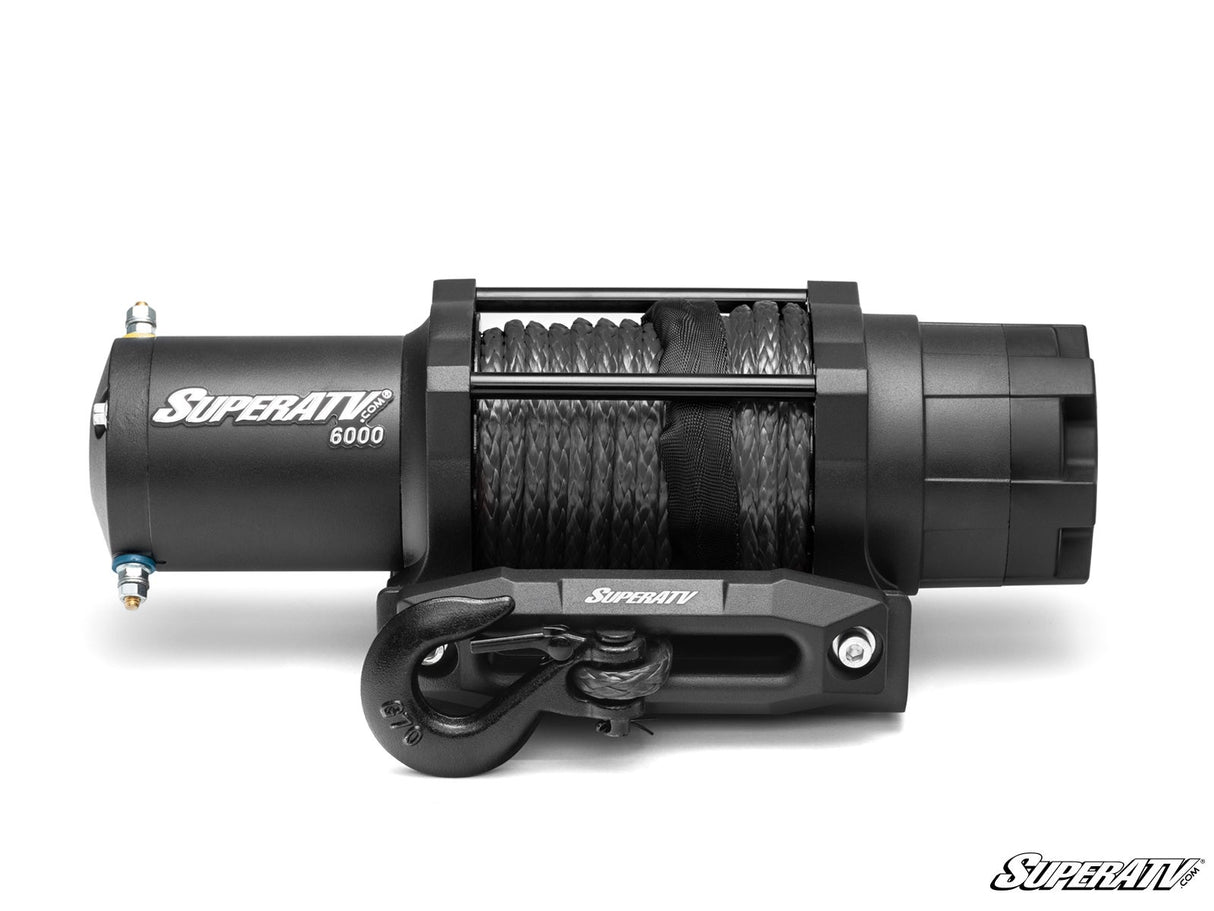 SUPERATV 6000 Lb. UTV/ATV Winch (With Wireless Remote & Synthetic Rope)