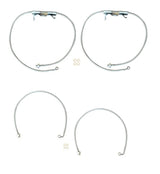 EVO MFG 2018-2024 Jeep Wrangler JL 392 FRONT and Rear BRAKE LINE HOSE PAIRS 2.5-4.5" LIFT