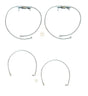 EVO MFG 2018-2024 Jeep Wrangler JL 392 FRONT and Rear BRAKE LINE HOSE PAIRS 2.5-4.5" LIFT