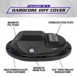 Yukon Gear Hardcore Diff Cover for GM 9.5in & 9.76in Rear.