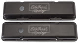 Edelbrock Valve Cover Victor Series Chevrolet 1959-1986 262-400 CI V8 Low Black