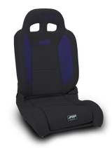 PRP EnduroDaily Reclining Suspension Seat - Black/Purple Vinyl - Driver