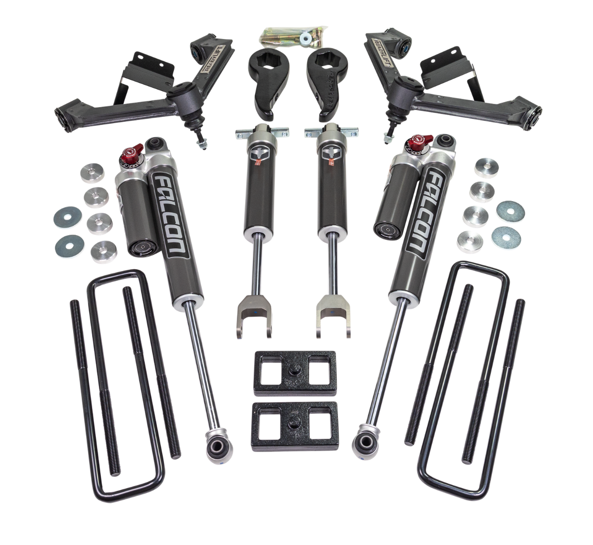 ReadyLIFT 62-30360 - 2020-2024 Chevrolet/GMC 2500HD/3500HD 3'' SST 2.1 Lift Kit with Fabricated Control Arms and Falcon 2.1 Monotube Shocks