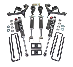 ReadyLIFT 62-30360 - 2020-2024 Chevrolet/GMC 2500HD/3500HD 3'' SST 2.1 Lift Kit with Fabricated Control Arms and Falcon 2.1 Monotube Shocks
