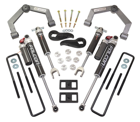 ReadyLIFT 62-35160 - 2011-2019 Chevrolet/GMC 2500HD/3500HD 3'' SST 2.1 Lift Kit with Fabricated Control Arms and Falcon 2.1 Monotube Shocks