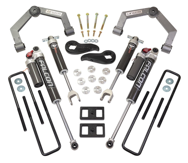 ReadyLIFT 62-35160 - 2011-2019 Chevrolet/GMC 2500HD/3500HD 3'' SST 2.1 Lift Kit with Fabricated Control Arms and Falcon 2.1 Monotube Shocks