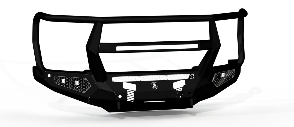 Road Armor 23-24 Ford F-450 Evolution Front Winch Bumper Reaper Guard - Texture Black