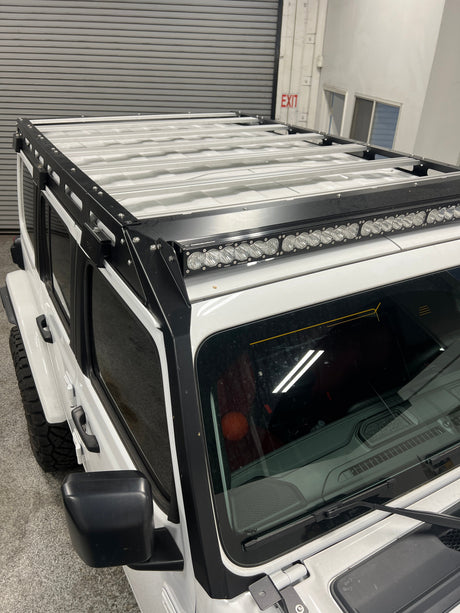 EVO MFG 2018-2024 Jeep Wrangler JL FULL ROOF RACK, ALUMINUM