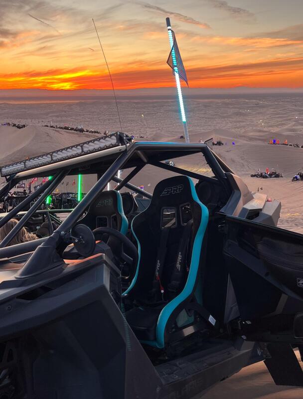 PRP Polaris RZR PRO XP / PRO R / Turbo R Composite Seat Mount Kit Adapters - Pair