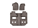 WeatherTech 2011+ Dodge Durango Front and Rear FloorLiners - Cocoa (Fits Vehicle w/No RHS Foot Rest)