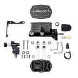 Wilwood MOPAR Compact Tandem M/C Kit w/ P-Valve & Pushrod 15/16in Bore - Black