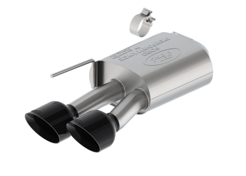 Ford Racing 2024 Mustang 5.0L Extreme Non-Active Cat-Back Exhaust w/Valance - Black Tip