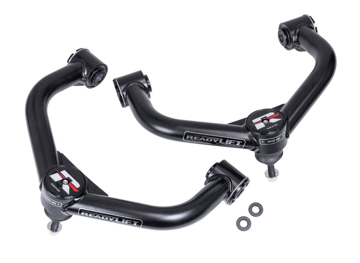 ReadyLIFT 67-31320 - 2011-2019 Chevrolet/GMC 2500HD/3500HD Tubular Upper Control Arms w/ High Angle Ball Joint