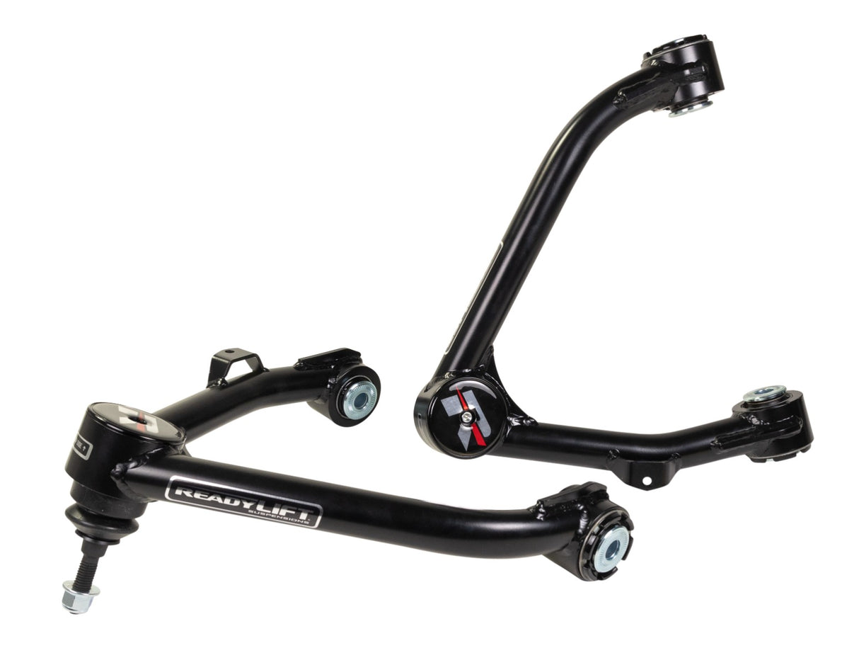 ReadyLIFT 67-34640 - 2014-2018 Chevrolet/GMC 1500 Stock/Leveling & Big Lifts Upper Control Arms-New Bushings & High Angle Ball Joint w/ Cast/Stamped Stock Arms