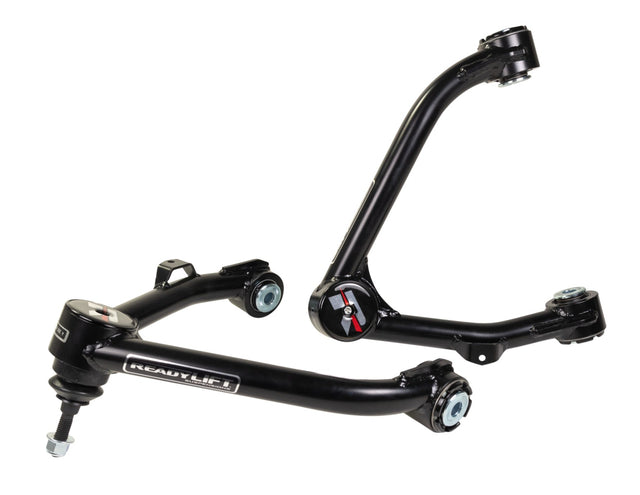 ReadyLIFT 67-34640 - 2014-2018 Chevrolet/GMC 1500 Stock/Leveling & Big Lifts Upper Control Arms-New Bushings & High Angle Ball Joint w/ Cast/Stamped Stock Arms