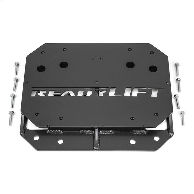 ReadyLIFT 67-6800 - 2018-2025 Jeep JL Wrangler Spare Tire Relocation Bracket (Up to 37'' Tire)
