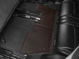 WeatherTech 21-23 Jeep Grand Cherokee L Rear Rubber Mats - Cocoa