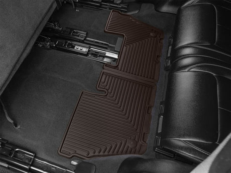 WeatherTech 21-23 Jeep Grand Cherokee L Rear Rubber Mats - Cocoa