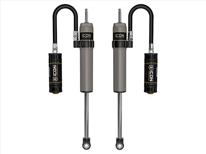 ICON 2023-2024 Ford F-250/F-350 Super Duty 4WD, 4.5 Lift, Front, V.S. 2.5 Aluminum Series Shocks, Remote Reservoir, Pair
