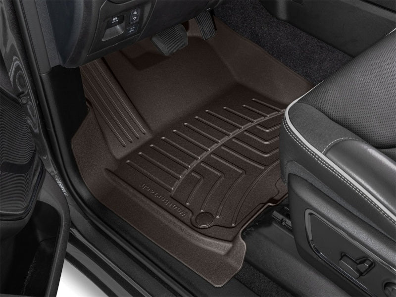 WeatherTech 2025 Dodge RAM 1500 CC/DC Front FloorLiner HP - Cocoa