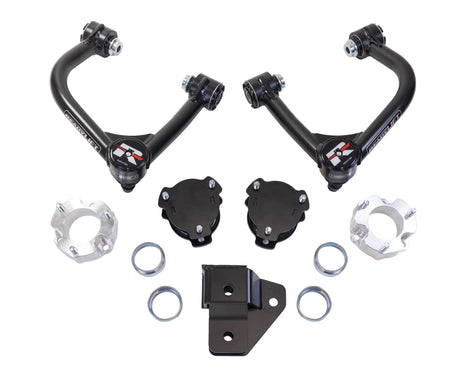 ReadyLIFT 69-21410 - 2021-2025 Ford Bronco 4'' SST Lift w/ Upper Control Arms and High-Angle Ball Joints (Does NOT fit Sasquatch Package equipped vehicles, Badlands, Wildtraks, First Edition or Bronco Sport)