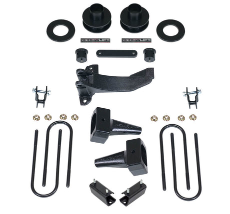 ReadyLIFT 69-2524 - 2011-2016 Ford F250 2.5'' SST Lift Kit with 4'' Rear Tapered Blocks - 1 Piece Drive Shaft without Shocks