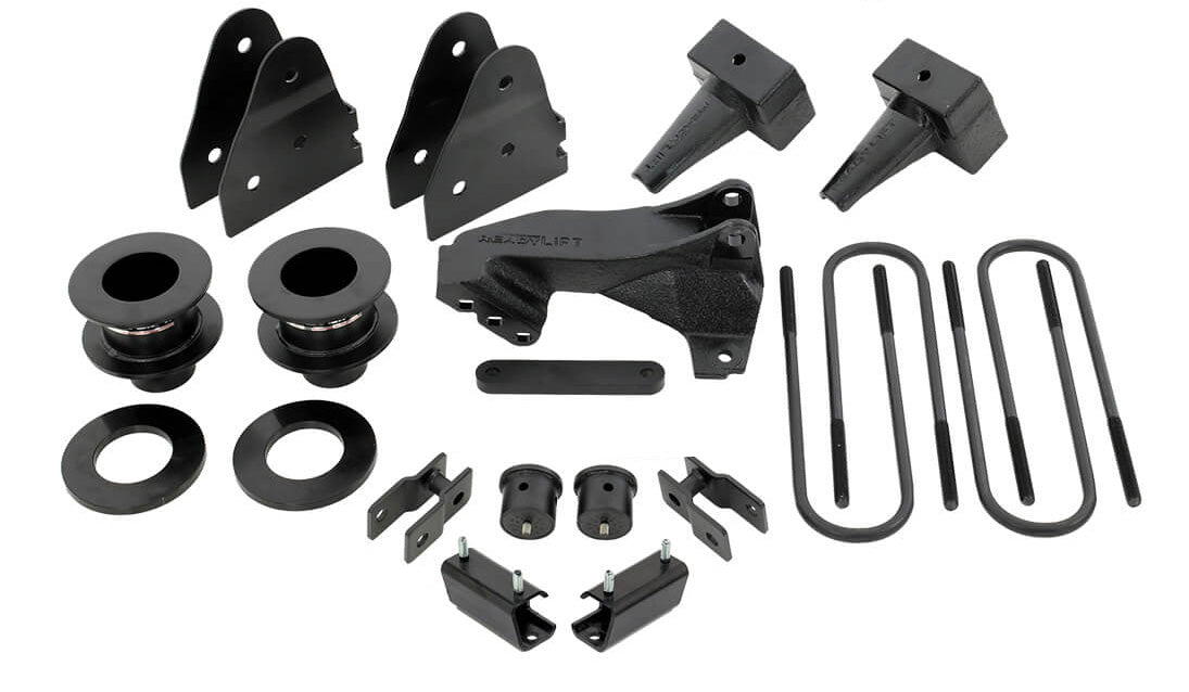 ReadyLIFT 69-2531 - 2011-2016 Ford F250/F350/F450 3.5'' SST Lift Kit with 5'' Flat Blocks for 2 Piece Drive Shaft without Shocks