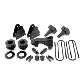 ReadyLIFT 69-2538 - 2011-2016 Ford F250/F350/F450 3.5'' SST Lift Kit with 5'' Rear Tapered Blocks - 1 Piece Drive Shaft without Shocks