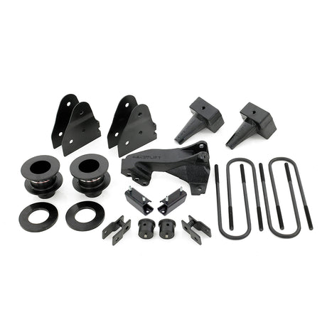 ReadyLIFT 69-2538 - 2011-2016 Ford F250/F350/F450 3.5'' SST Lift Kit with 5'' Rear Tapered Blocks - 1 Piece Drive Shaft without Shocks