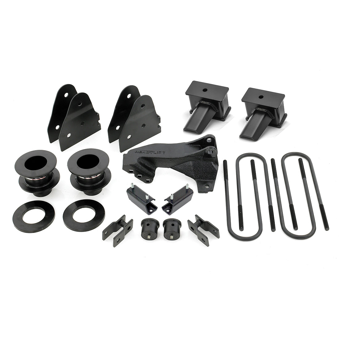ReadyLIFT 69-2734 - 2017-2019 Ford F350 3.5'' SST Lift Kit with 4'' Flat Blocks for 2 Piece Drive Shaft without Shocks