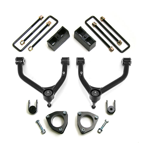 ReadyLIFT 69-3285 - 2007-2016 Chevrolet/GMC 1500 4'' SST Lift Kit with Upper Control Arms for Forged Steel OE Upper Control Arms without Shocks