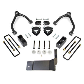ReadyLIFT 69-3414 - 2014-2018 Chevrolet/GMC 1500 4'' SST Lift Kit with Upper Control Arms for Aluminum or Stamped Steel OE Upper Control Arms without Shocks
